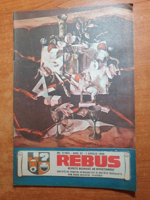 revista rebus 1 aprilie 1989 foto