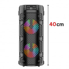 Boxa portabila ZQS4271, 48W P.M.P.O, BT/FM/USB/SD, RGB, 1500mah