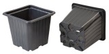 Ghiveci patrat pentru rasaduri Strend Pro, 8x8x7 cm, set 10 bucati