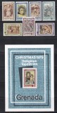 Grenada 1979 - Crăciun, Serie + Colita, MNH