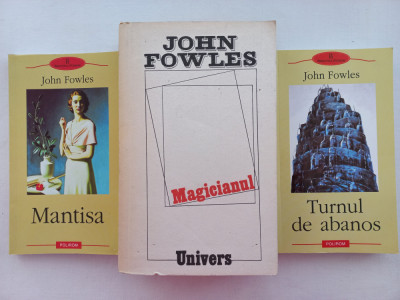 JOHN FOWLES - MANTISA + MAGICIANUL + TURNUL DE ABANOS foto