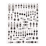Abtibild Unghii SensoPRO Milano - Tribal Patterns