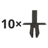 Set 10 clema fixare plastic Audi 100 (C4), 100/200 (C3), 80 (B3), A6 (C5), A8 (D3); Ford Fiesta (Jhs), Focus C-Max (C214), Focus Ii (Da_), Focus Iii,, Rapid