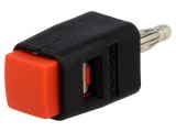 Clemă de laborator roşie 70V 16A 48mm