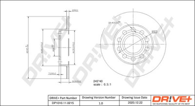 Dr!ve+ DP1010.11.0215 Disc frana foto
