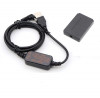AC adapter USB ACK-E12 coupler DR-E12 LP-E12 replace Canon, Generic