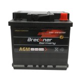 Baterie auto AGM start-stop 12V, 50Ah, 680A la pornire 207x175x190mm Breckner Germany