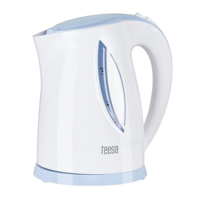 FIERBATOR ELECTRIC CORDLESS 1.7L ALB/ALBASTRU TEESA foto