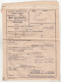 Bnk div Astra Romana - 1947 - plic Bon de plata