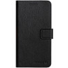 Husa Piele - Textil Swissten Libro Book pentru Telefon, Marime L,148 x 71 mm, Neagra