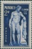C5098 - Monaco 1948 -Arta 1/5 neuzat,perfecta stare, Nestampilat