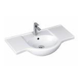 Lavoar ceramic cu aripi V85 85x48 cm