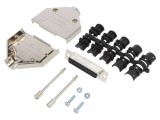 Conector D-Sub 25 Pin Mamă Gold pentru Cablu