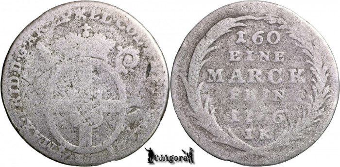 1766 E.G. I.K., 6 St&uuml;ber - Arhiepiscopatul-Electoral - Sf&acirc;ntul Imperiu Roman