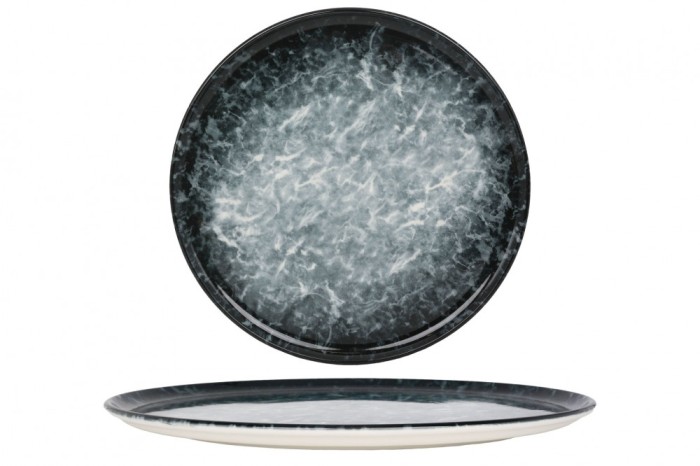 Bonna Farfurie cu pizza - Sepia - Por&Aring;&pound;elan - 32 cm - set de 2