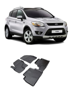SET COVORASE AUTO CAUCIUC FIT FORD KUGA (2008-2013) - 5 PCS foto