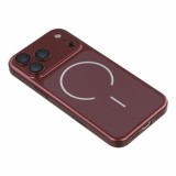 Husa Skin pentru Transformare iPhone 17 Pro Max in iPhone 18 Pro Max &ndash; Design Premium, Compatibil MagSafe, Culoare Cherry