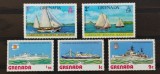 BC989, Grenada, lot 37 timbre transporturi,steaguri,cercetasi,etc (7 poze)