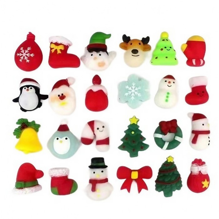Jucarie senzoriala, flippy, seria de craciun, squishy mushy, fidget toys, model random