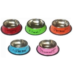 Castron inox antiderapant color 30 cm