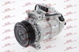 Compresor AC nou Audi A8 10, A8, Q7; Vw Touareg 18, motor: 4.2 TDI, tip Denso: 6SEU14C4E6009285, Diam. fulie 100, SRLine, 4E0260805AE; 4E0260805AK