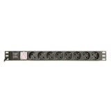 PDU RACK 1U 8 PRIZE 3680W 3M GEMBIRD