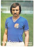 QW28 - Tematica sport - fotbal - Dinamo Zagreb - Drago Vabec, Necirculata, Printata