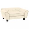 Gossi canapea pentru caini, crem, 72x45x30 cm, plus