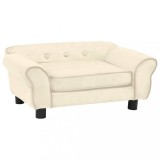 Gossi canapea pentru caini, crem, 72x45x30 cm, plus