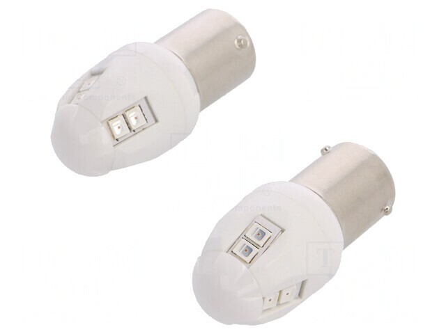 Becuri LED Auto 12V 1W Portocalii x2 VISIONPRO