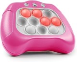 Jucarie POP IT Interactiva Pentru Copii, antistres, cu sunete si lumini Model Poppy Pop, Plastic, Rosu