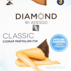 Diamond Dres clasic negru 15 den, 1 buc