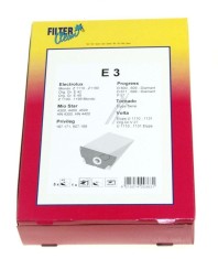 E3 SACI PRAF ASPIRATOR, CONTINUT 5+1+1 000137-K pentru aspirator FILTERCLEAN