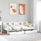 vidaXL Pat de zi cu sertare, alb, 90x190 cm, lemn masiv pin 3302119