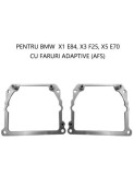 Set 2 rame adaptoare la lupe Hella G5 pentru BMW X1 E84, X3 F25, X5 E70