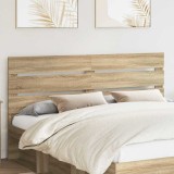 vidaXL Tăblie cap cu headboard Stejar Sonoma 180 cm Lemn compozit 887515