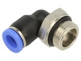 Racord push-in 90&deg; rotativ 15bar 60&deg;C