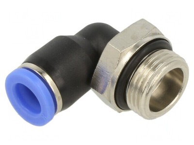 Racord push-in 90&amp;deg; rotativ 15bar 60&amp;deg;C foto
