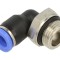Racord push-in 90&deg; rotativ 15bar 60&deg;C