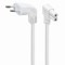 CABLU alimentare GEMBIRD casetofon, 2.5m, intrare Euro plug in unghi 90 grade, iesire C7 in unghi 90 grade, 10A, bulk, alb, &quot;PC-184L-VDE-2.5M-W&quot; (timb