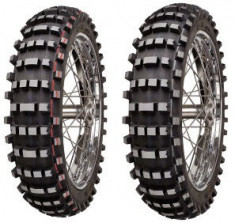 Motorcycle Tyres Mitas C-12 ( 120/90-18 TT 65M Roata spate, Mischung Soft Terrain, NHS, rot ) foto