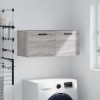 VidaXL Dulap de perete, gri sonoma, 80x36,5x35 cm, lemn compozit 830082