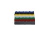 Margine Pardoseala Modulara Neagra ALM, 40x6x1.8cm, Plastic Rezistent, Garaj, Atelier, Mama