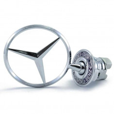 Emblema Mercedes Benz Star, montare pe capota, 122mm foto