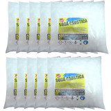 10 x Soda caustica fulgi, puritate 75%, 10 x 1kg