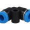 Conector push-in 90&deg; polimer 4mm