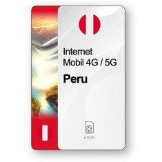 eSIM Internet Peru, valabil 7 zile, trafic 1 GB, Standard
