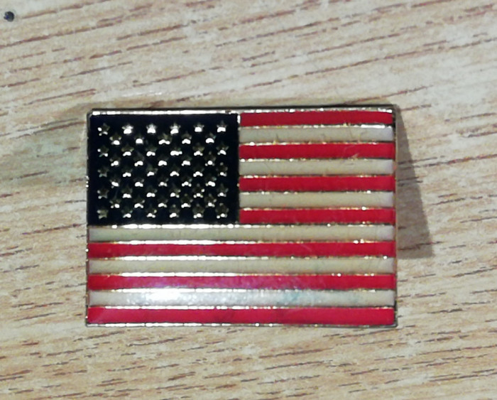 CM3 N3 51 - insigna - steag si culori nationale - Statele Unite ale Americii