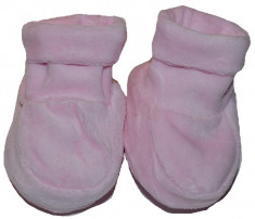 Botosei tip ciorapi pentru nou nascuti-Baby Line BTSBL2-R, Roz foto