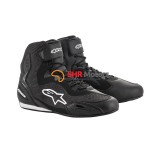 Cumpara ieftin Ghete moto AlpineStars Faster3 Rideknit negru/alb